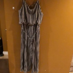 Black and white romper